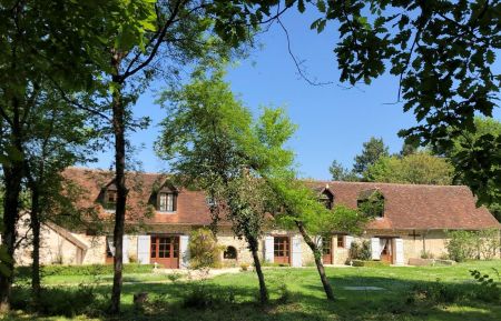 Chambre d'h&ocirc;tes n&deg;41G10401 Fontaines-en-Sologne - Loir-et-Cher - maison vue du bois