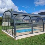 Piscine chauff&eacute;e