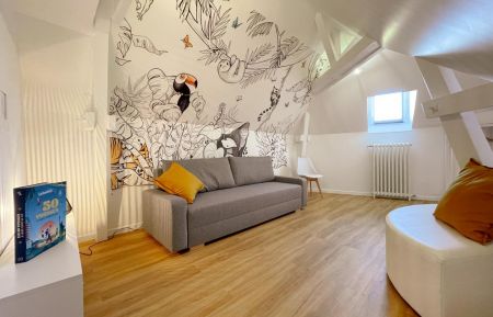 G&icirc;te n&deg;41G1387 Noyers-sur-Cher - Loir-et-Cher - Coin salon de la chambre 3